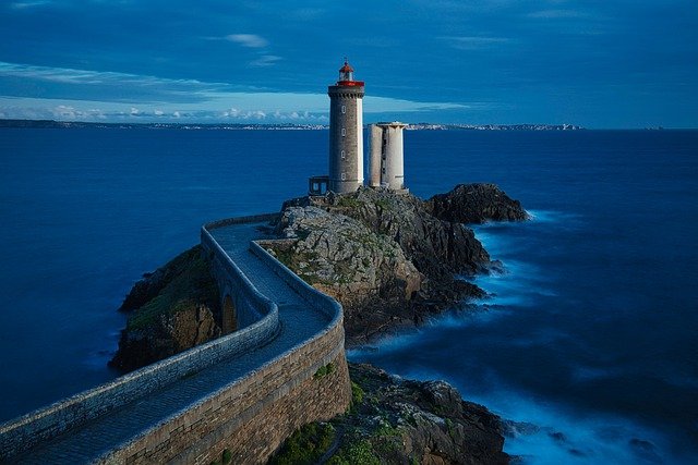 image of a lighthouse by the sea