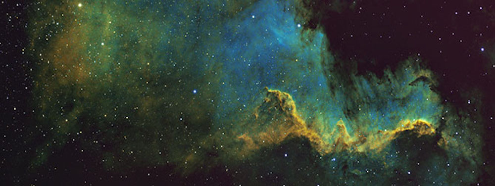 Cygnus Wall by amateur astronomer Chuck Ayoub 