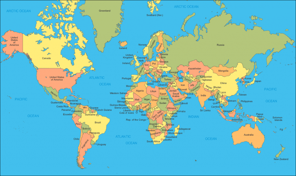 world map asia图片