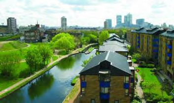 Canal and student village