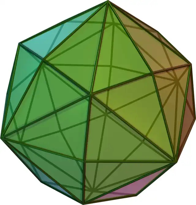 A picture of a Platonic solid.