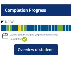 screenshot of the progress bar block