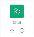 The chat Icon from the activity picker