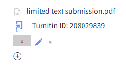 Failed Turnitin submission