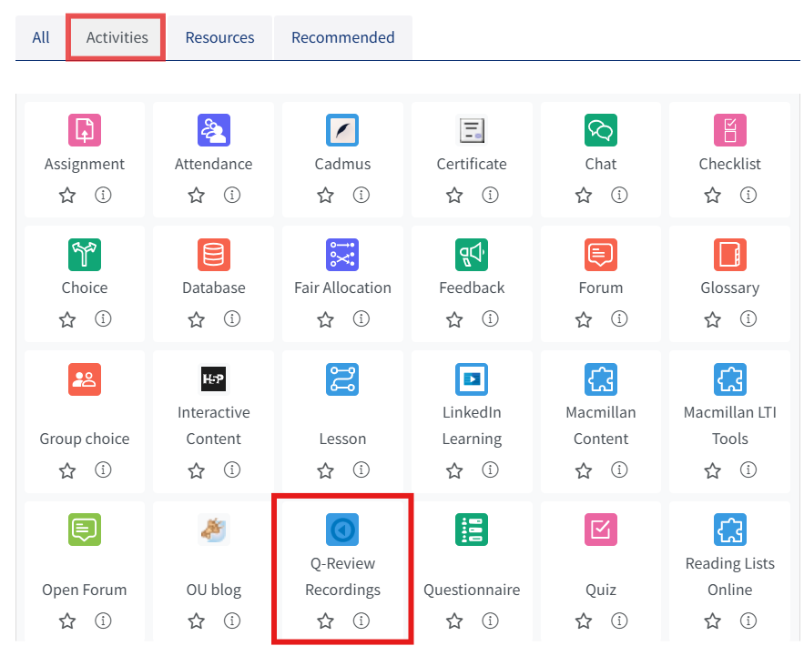 Q-Review plugin icon highlighted.