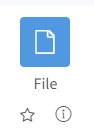 An image of the file option in the picker