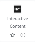 H5P content type activity picker icon