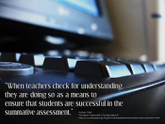 Educational Postcard about why teachers check for understanding using formative assessment