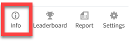 Highlighting the 'info' button on the Level Up block.